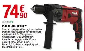 Brico Dépôt Perforateur 900 W offre