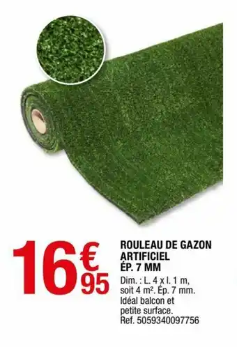 Brico Dépôt Rouleua de gazon artificiel offre