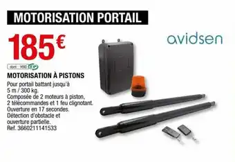 Brico Dépôt Motorisation à pistons offre
