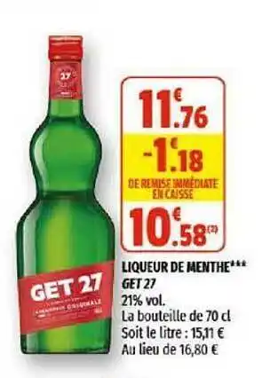 Coccinelle Express Liqueur De Menthe Get 27 offre