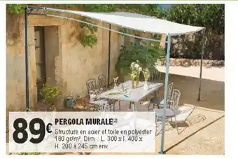 E.Leclerc Brico Pergola Murale offre