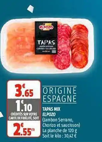 Tapas Mix Elpozo
