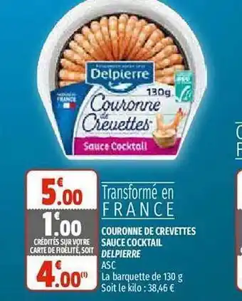 Couronne De Crevettes Sauce Cocktail Delpierre