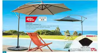 Gifi Parasol Deporte Marbella Dalle 25 Kg offre