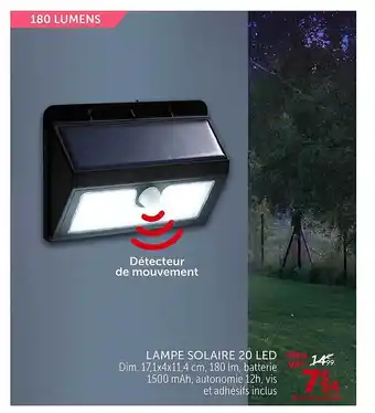 Gifi Lampe Solaire 20 Led offre