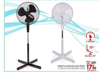 Gifi Ventilateur Sur Pied offre