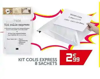 Gifi Kit Colis Express 8 Sachets offre