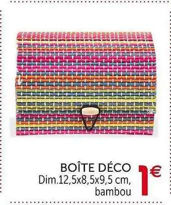 Gifi Boîte Déco offre