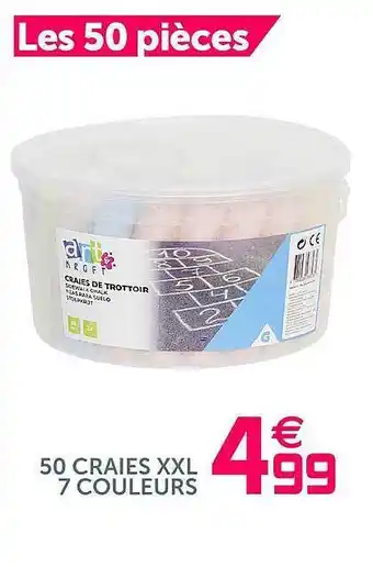 50 Craies Xxl 7 Couleurs