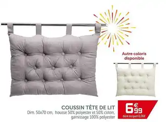 Gifi Coussin Tête De Lit offre