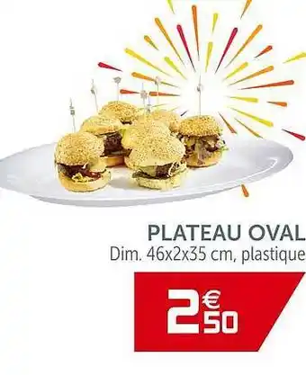 Gifi Plateau Oval offre