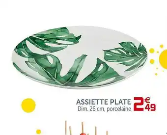 Assiette Plate