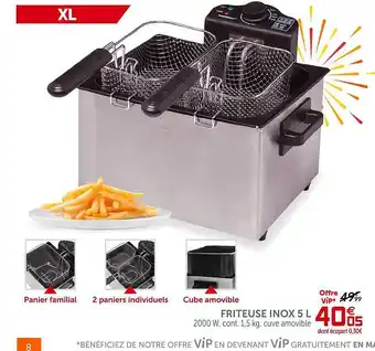 Gifi Friteuse Inox 5 L offre