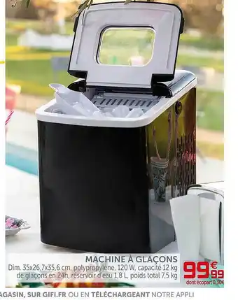 Gifi Machine à Glaçons offre