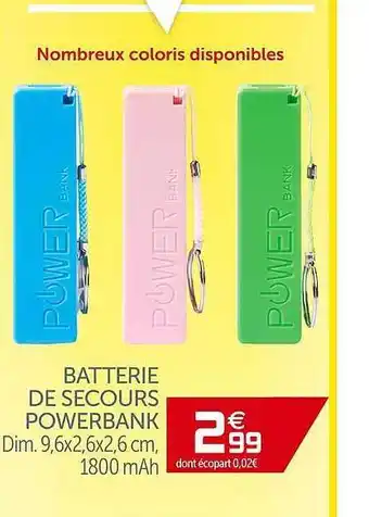 Gifi Batterie De Secours Powerbank offre
