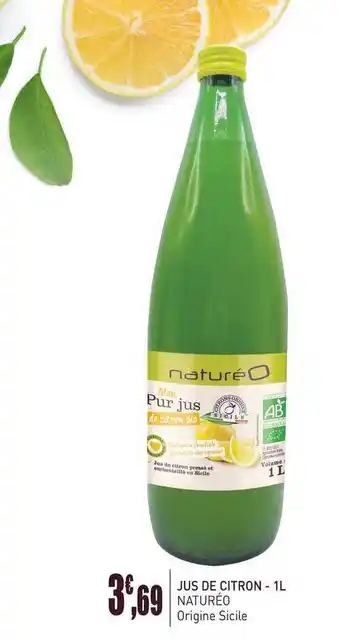 naturéO Jus De Citron 1l Natureo offre