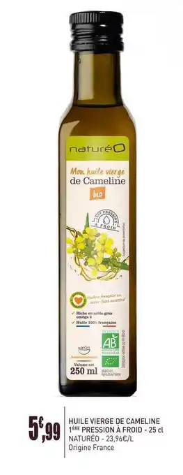 naturéO Huile Vierge De Cameline Natureo offre