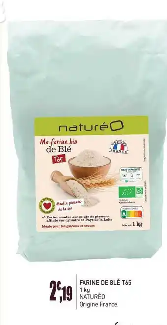 naturéO Farine De Blet T65 1 Kg Natureo offre