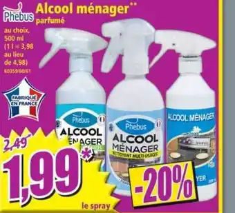 Norma Phebus Alcool Ménager Parfumé offre