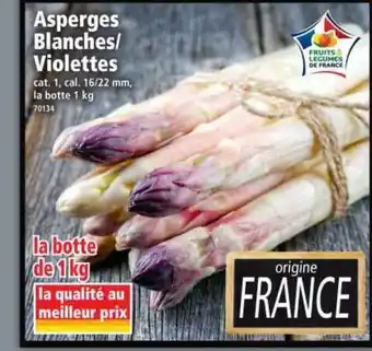 Norma Asperges Blanches Violettes offre