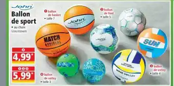 John Ballon De Sport