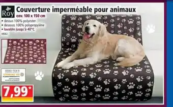 Norma Roy Couverture Imperméable Pour Animaux offre