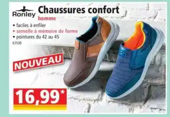 Norma Ronley Chaussures Confort Homme offre