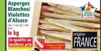 Norma Asperges Blanches-violettes D'alsace offre