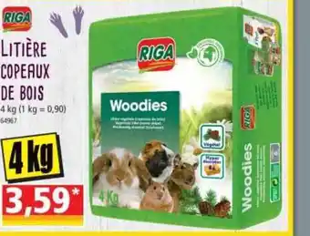 Norma Riga Litière Copeaux De Bois offre