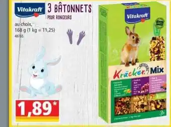 Norma Vitakraft 3 Bâtonnets Pour Rongeurs offre