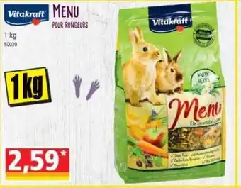 Norma Vitakraft Menu Pour Rongeurs offre