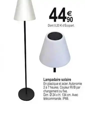 Tridôme Lampadaire Solaire offre