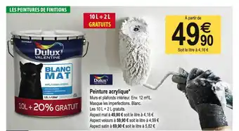 Tridôme Dulux Peinture Acrylique offre