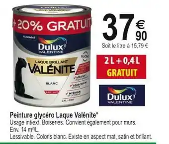 Peinture Glycero Laque Valenite Dulux
