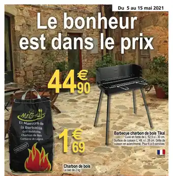 Tridôme Charbon De Bois, Barbecue Charbon De Bois Tikal offre