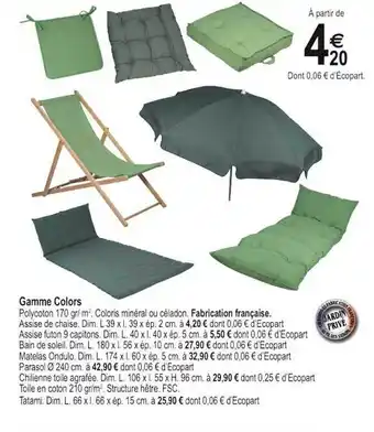 Gamme Colors