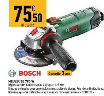 Brico Cash Bosch Meuleuse 780 W offre