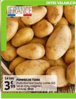 Auchan Direct Pommes De Terre offre