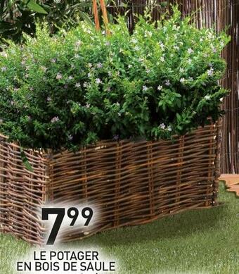 Le potager en bois de saule