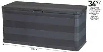 Stokomani Le coffre d’extérieur offre