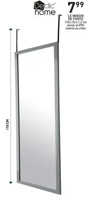 Stokomani Declic' home le miroir de porte offre