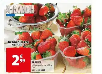 Auchan Direct Fraises offre