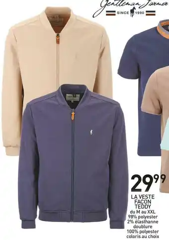 Stokomani Gentleman farmer la veste façon teddy offre