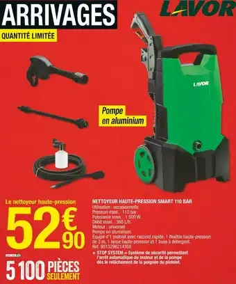 Lavor nettoyeur haute-pression smart 110 bar