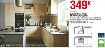 Brico Dépôt Cuisine "balsamita" blanc mat offre