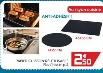 Papier Cuisson Réutilisable