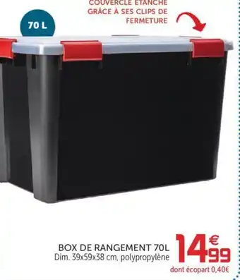 Gifi Box de Rangement 70L offre
