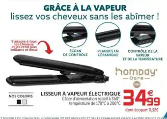 Gifi Lisseur à Vapeur électrique offre