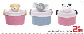 Gifi Panière déco Au Choix offre