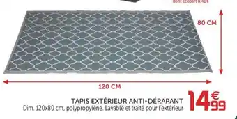 Gifi Tapis Extérieur Anti-Dérapant offre